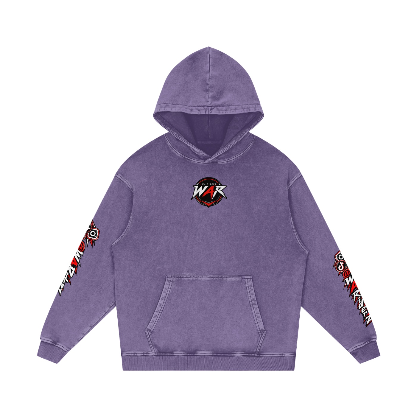 Snow Washed Loose Cotton Hoodie - Image 9