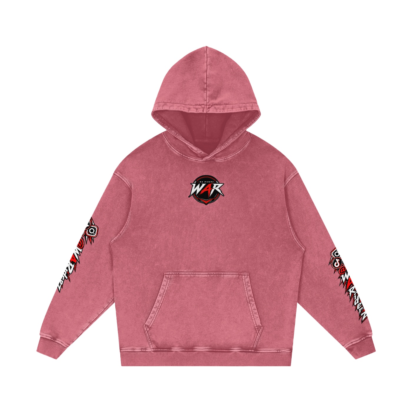 Snow Washed Loose Cotton Hoodie - Image 7