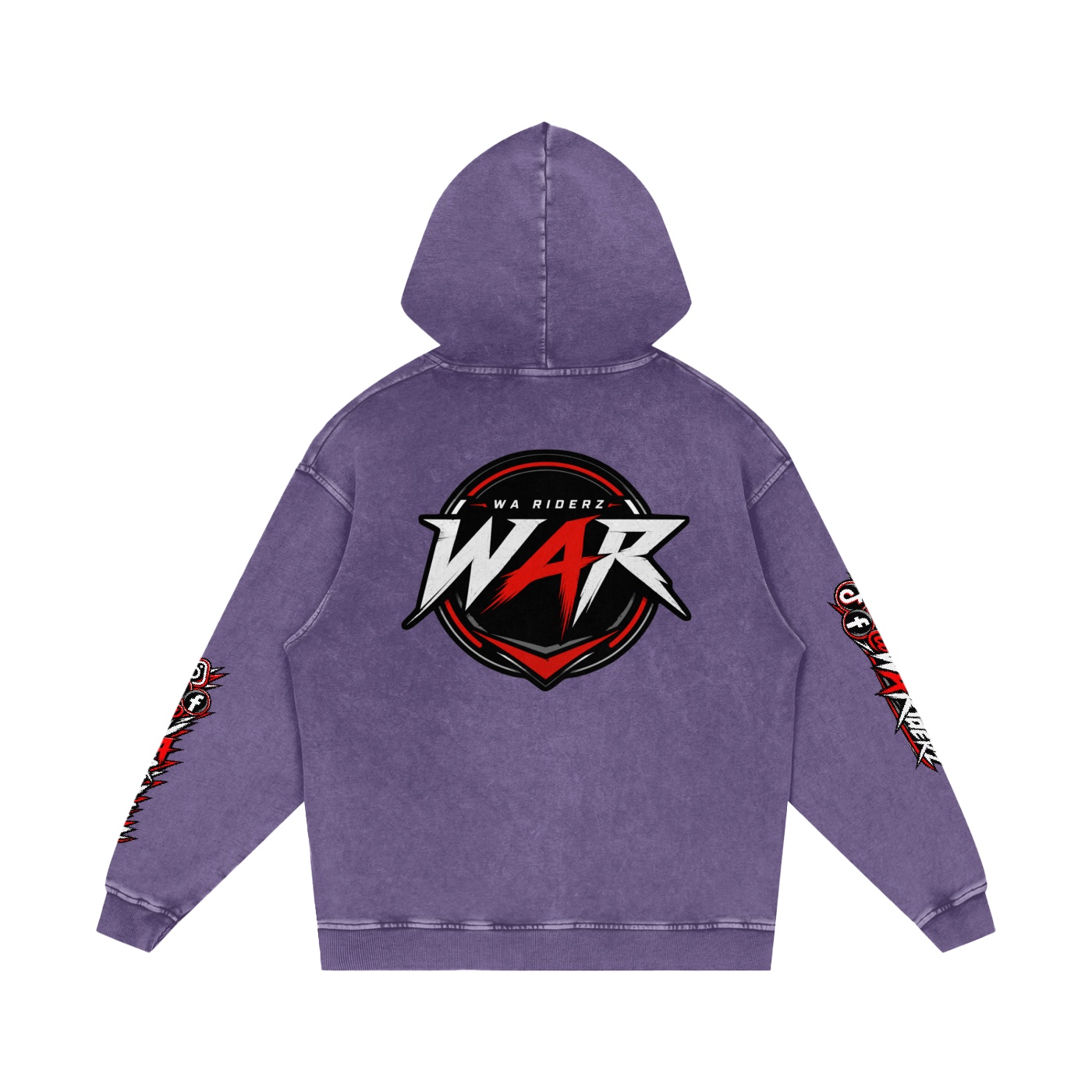 Snow Washed Loose Cotton Hoodie - Image 10