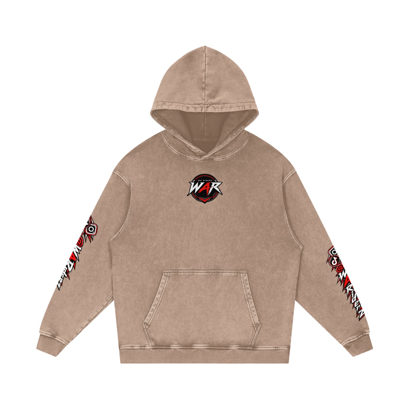 Snow Washed Loose Cotton Hoodie - Image 5