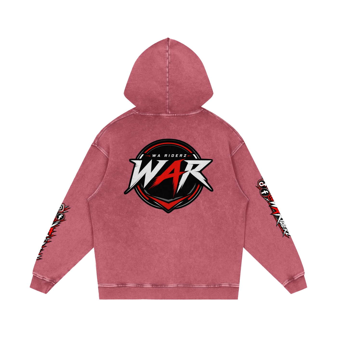 Snow Washed Loose Cotton Hoodie - Image 8