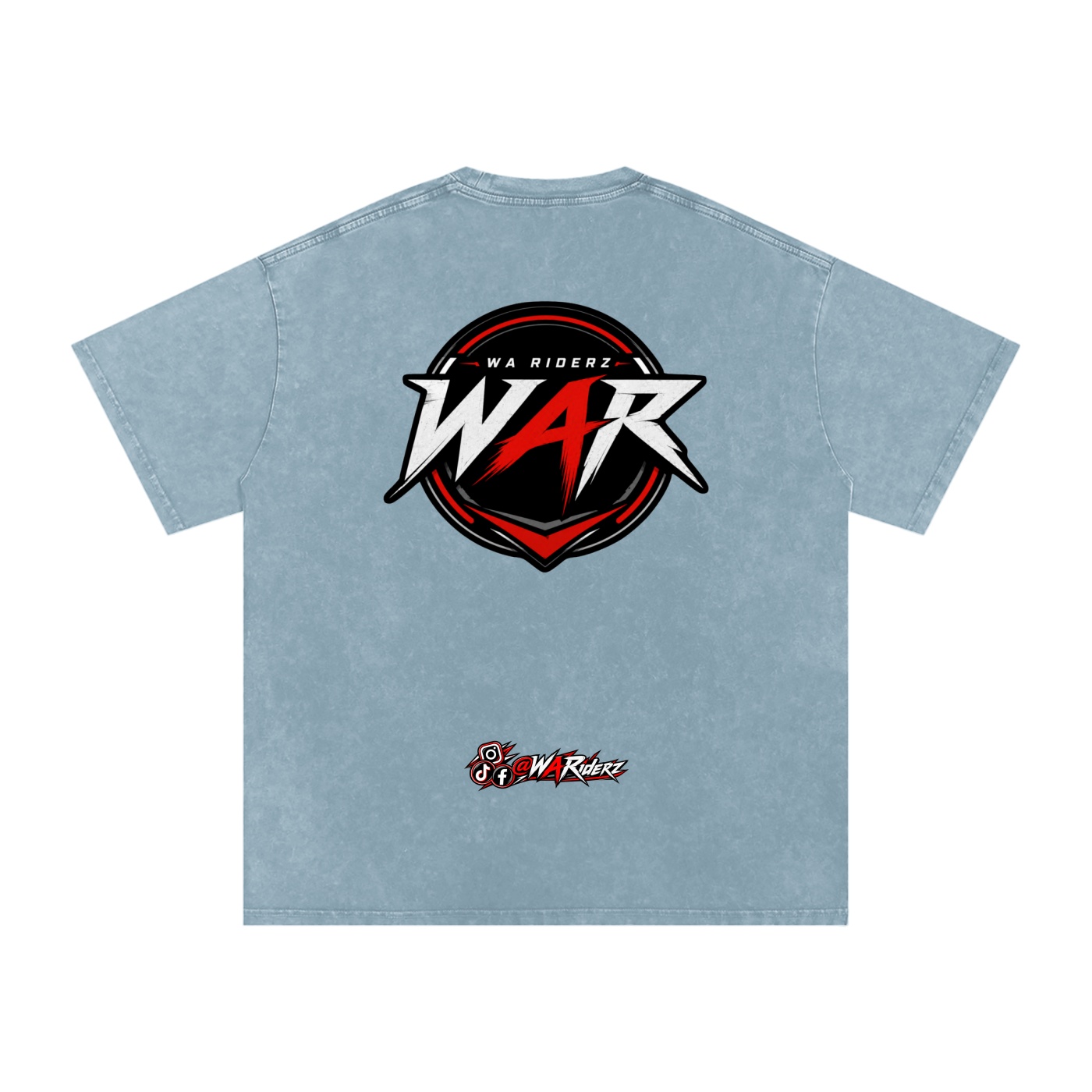 Snow Washed Oversized Cotton T-Shirt - Image 6