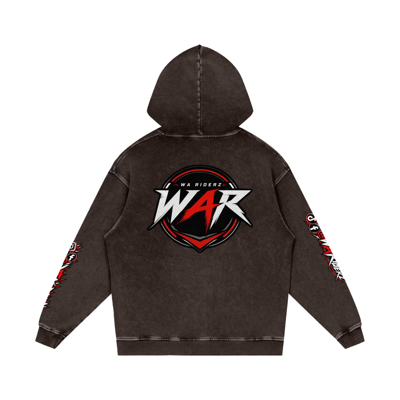Snow Washed Loose Cotton Hoodie - Image 16