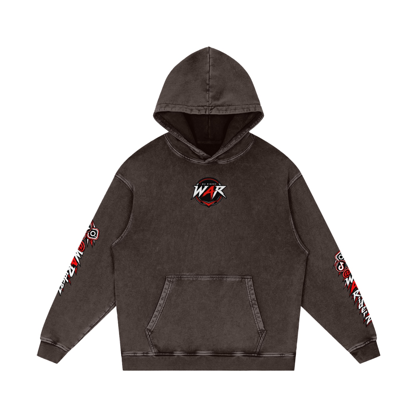 Snow Washed Loose Cotton Hoodie - Image 15